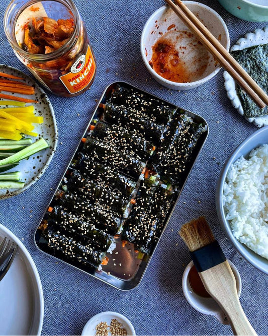 Korean Seaweed Rice Rolls (Mini Kimbap)