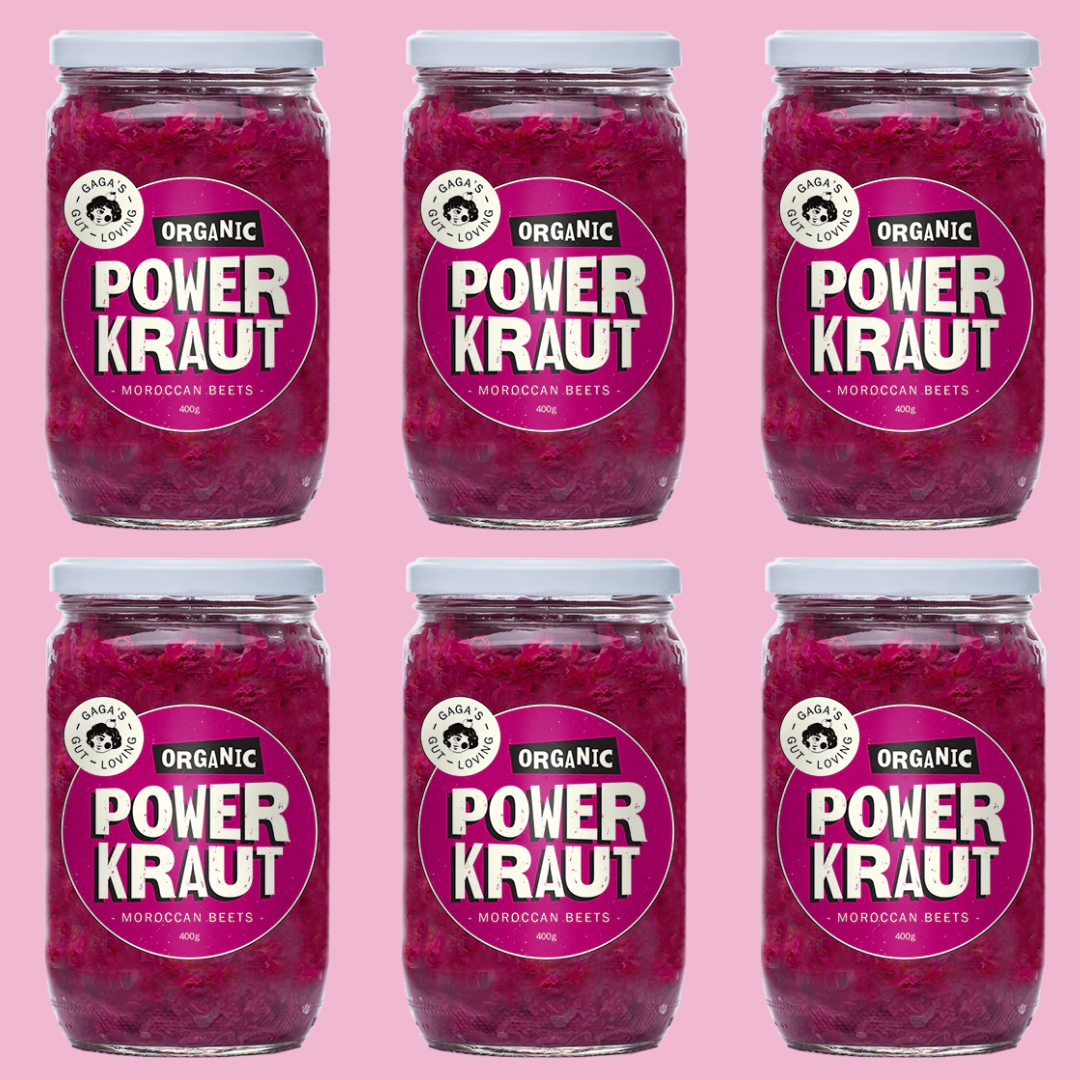 Powerkraut Moroccan Sauerkraut Large 625g Jars | Box of 6
