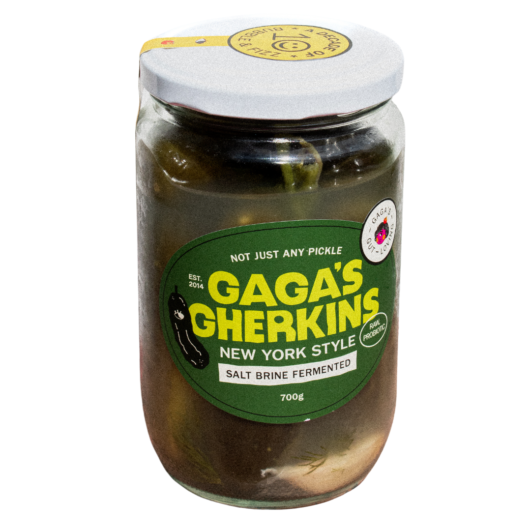 Gaga's Gherkins Salt Brine Fermented