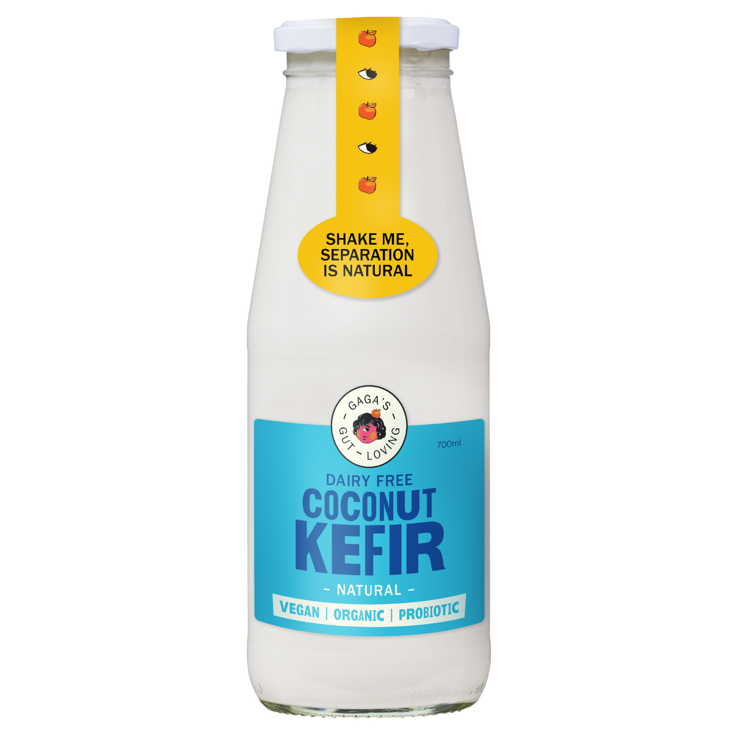 Gaga's Gut Loving Vegan Kefir Natural & Vanilla | Box of 8