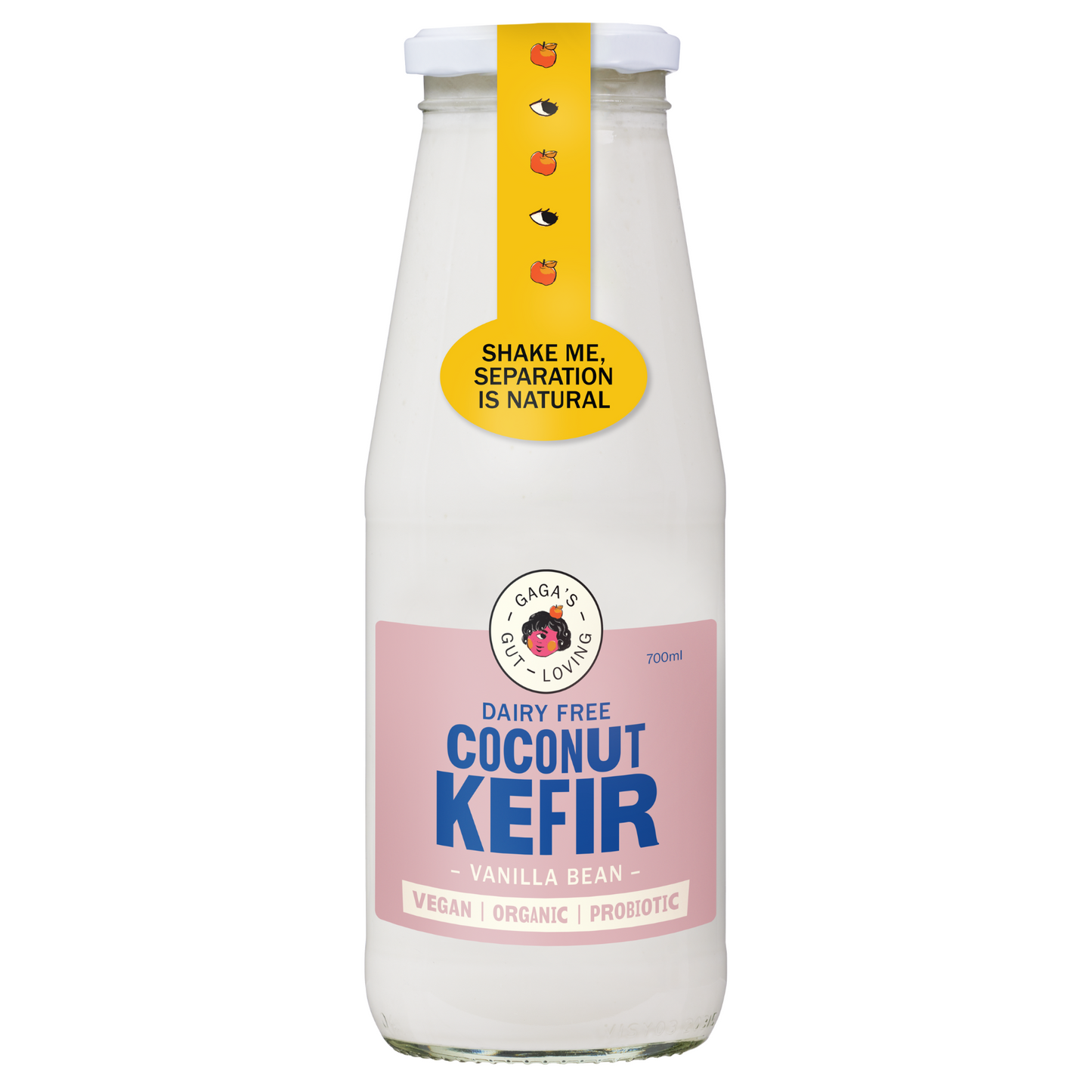 Gaga's Gut Loving Vegan Kefir Natural & Vanilla | Box of 8