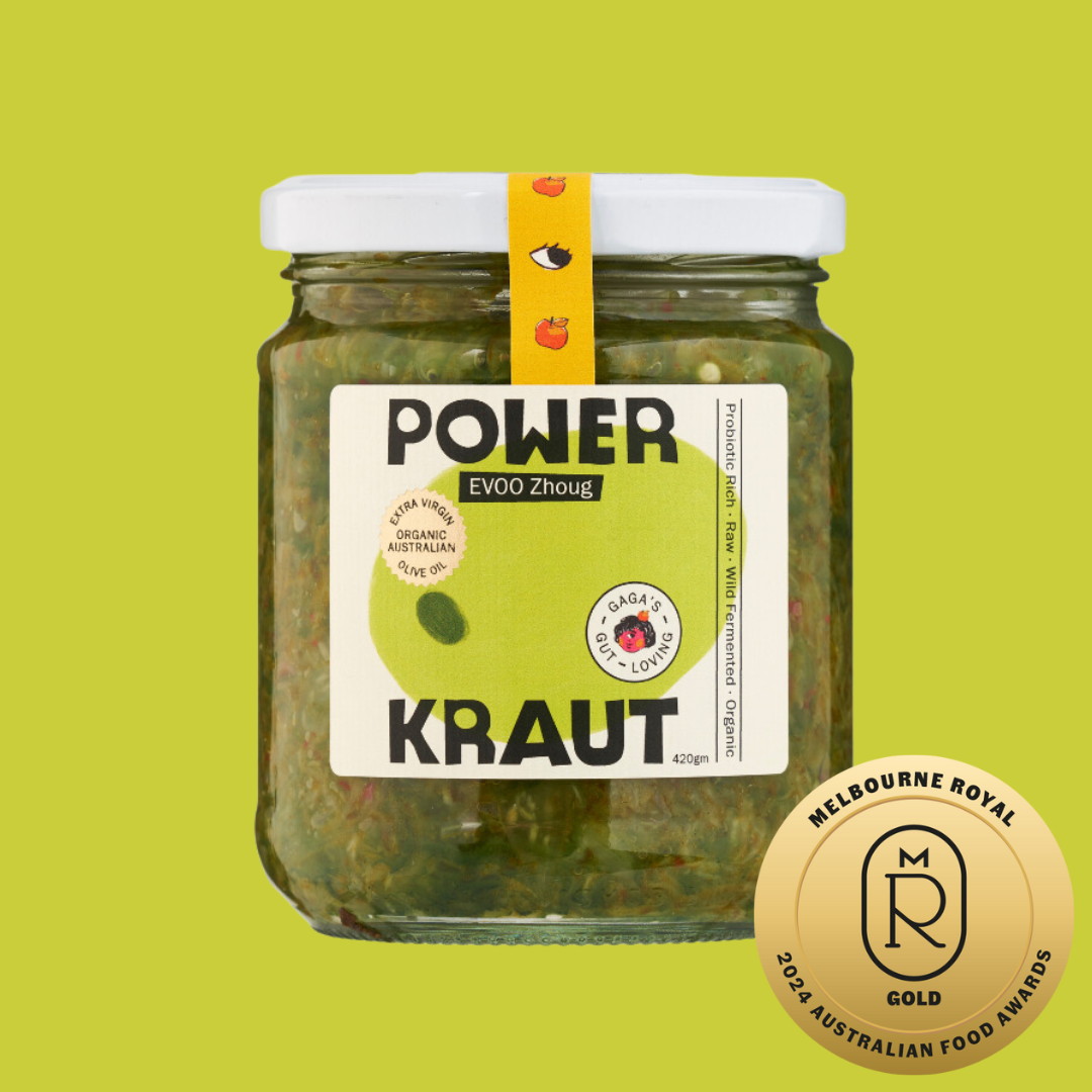 Gaga's EVOO Salsa Verde Powerkraut | Box of 6