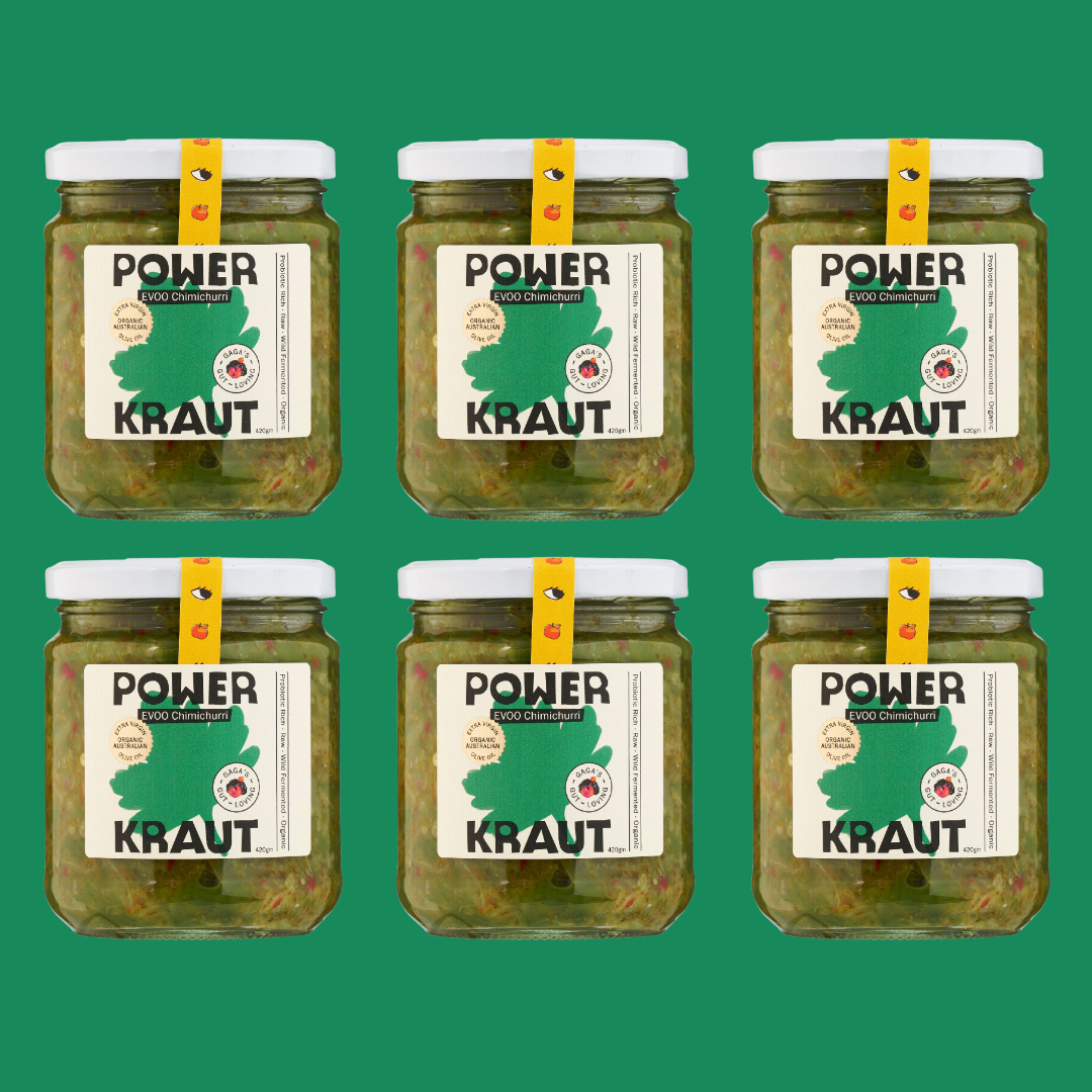 Gaga's EVOO Chimichurri Powerkraut | Box of 6