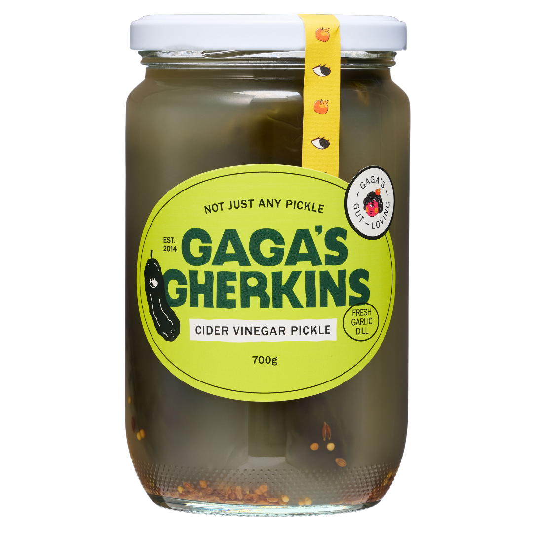 Gaga's Gherkins Cider Vinegar Pickle