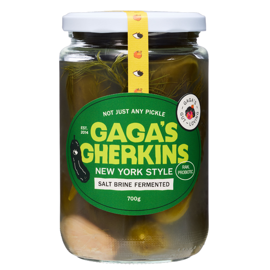 Gaga's Gherkins Salt Brine Fermented