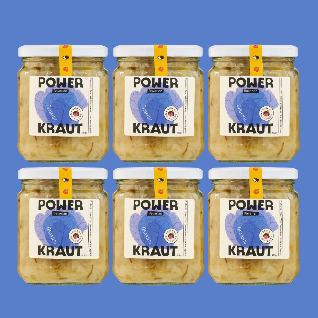 Powerkraut Bavarian Sauerkraut | Box of 6