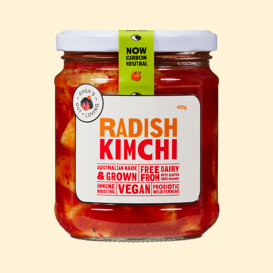 Gaga's Raw Radish Kimchi | Box of 6