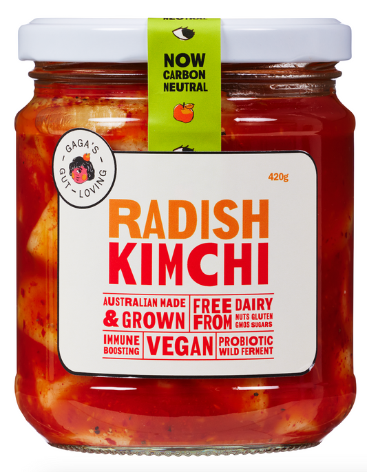Gaga's Raw Radish Kimchi | Box of 6
